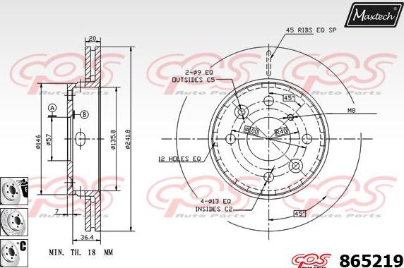 Maxtech 72948011 - Piston, əyləc kaliperi furqanavto.az