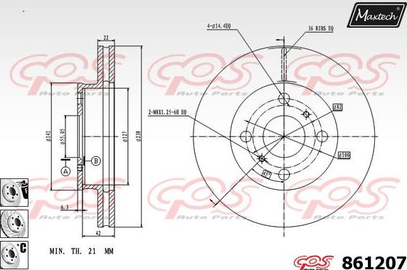 Maxtech 72945012 - Piston, əyləc kaliperi furqanavto.az