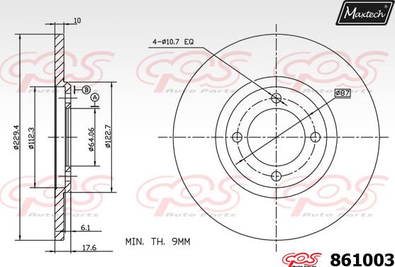 Maxtech 70200165 - Təmir dəsti, əyləc kaliperi furqanavto.az