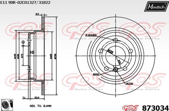 Maxtech 70200118 - Təmir dəsti, əyləc kaliperi furqanavto.az