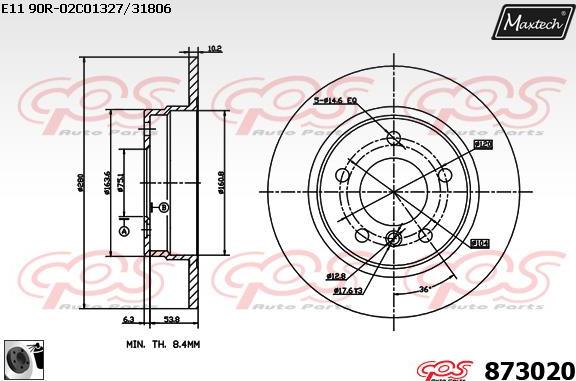 Maxtech 70200112 - Təmir dəsti, əyləc kaliperi furqanavto.az