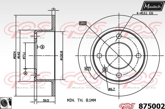 Maxtech 70200349 - Təmir dəsti, əyləc kaliperi furqanavto.az