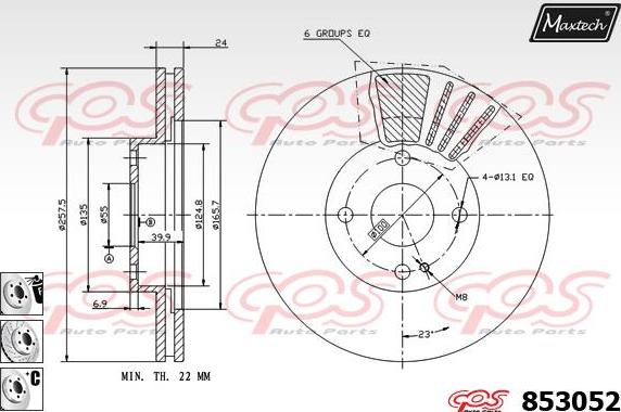 Maxtech 70200409 - Təmir dəsti, əyləc kaliperi furqanavto.az