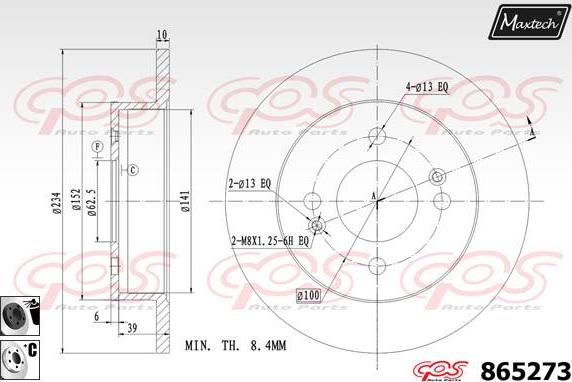 Maxtech 70200248 - Təmir dəsti, əyləc kaliperi furqanavto.az