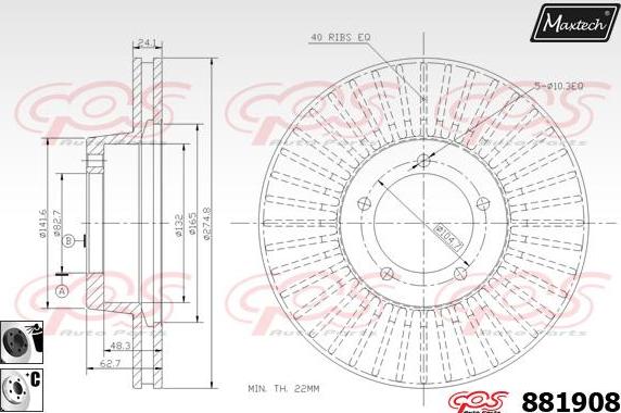 Maxtech 70200258 - Təmir dəsti, əyləc kaliperi www.furqanavto.az