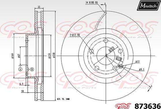 Maxtech 70200790 - Təmir dəsti, əyləc kaliperi furqanavto.az