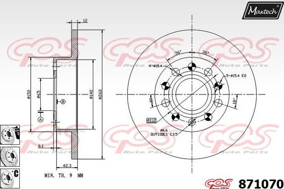 Maxtech 72952006 - Piston, əyləc kaliperi furqanavto.az