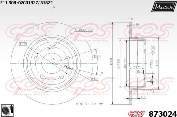 Maxtech 70200753 - Təmir dəsti, əyləc kaliperi furqanavto.az