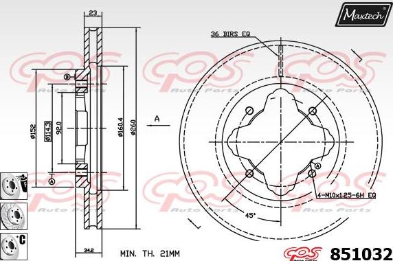 Maxtech 70203003 - Təmir dəsti, əyləc kaliperi furqanavto.az