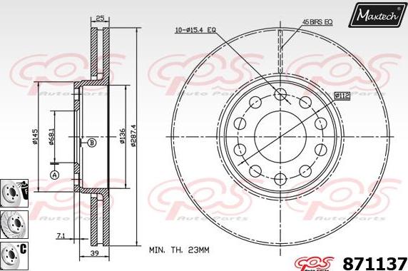 Maxtech 828013 - Əyləc barabanı furqanavto.az