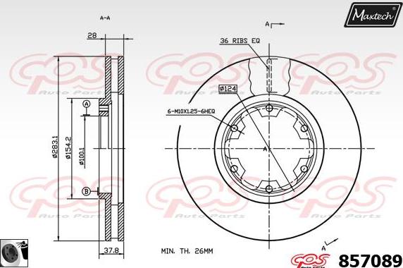 Maxtech 72944028 - Piston, əyləc kaliperi furqanavto.az