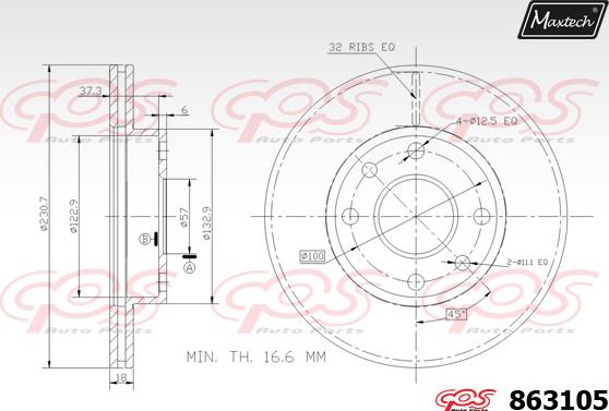 Maxtech 72945004 - Piston, əyləc kaliperi furqanavto.az