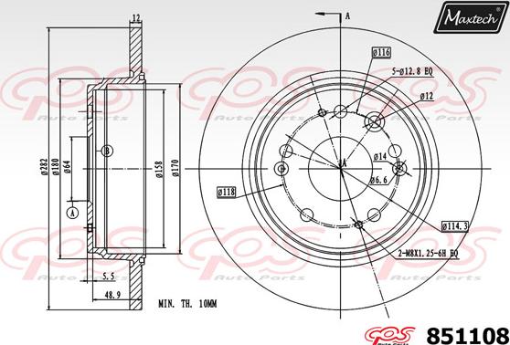 Maxtech 72945014 - Piston, əyləc kaliperi furqanavto.az