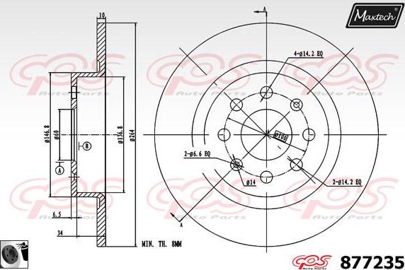 Maxtech 72945016 - Piston, əyləc kaliperi furqanavto.az