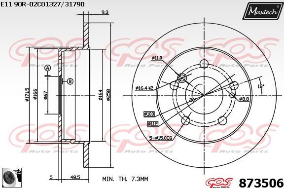 Maxtech 72946004 - Piston, əyləc kaliperi furqanavto.az