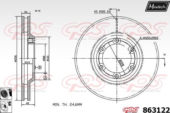 Maxtech 72946003 - Piston, əyləc kaliperi furqanavto.az