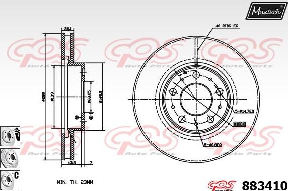 Maxtech 72940003 - Piston, əyləc kaliperi furqanavto.az