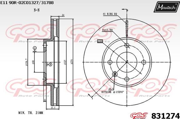 Maxtech 72940030 - Piston, əyləc kaliperi furqanavto.az