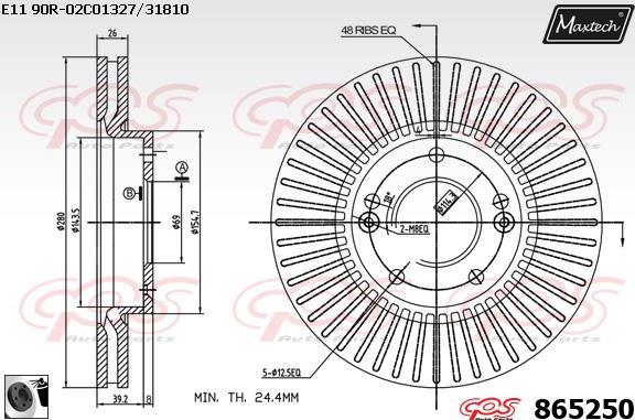 Maxtech 72940020 - Piston, əyləc kaliperi furqanavto.az