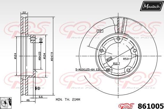 Maxtech 72948047 - Piston, əyləc kaliperi furqanavto.az