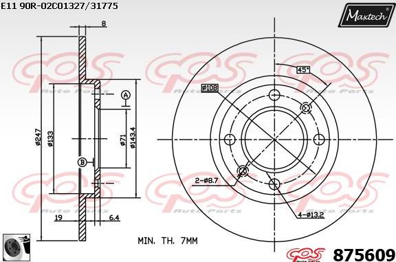 Maxtech 72948009 - Piston, əyləc kaliperi furqanavto.az