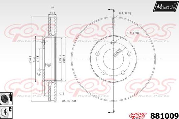 Maxtech 72948004 - Piston, əyləc kaliperi furqanavto.az