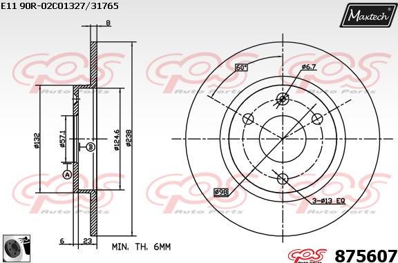 Maxtech 72948007 - Piston, əyləc kaliperi furqanavto.az