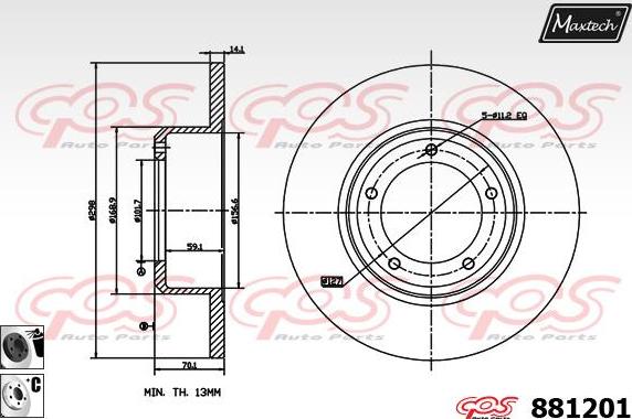 Maxtech 72948020 - Piston, əyləc kaliperi furqanavto.az