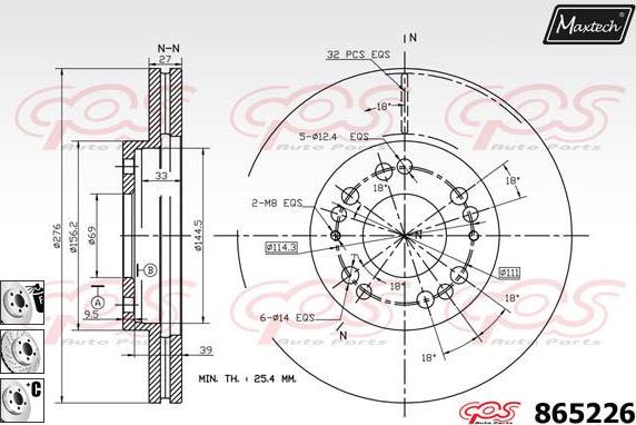 Maxtech 72943006 - Piston, əyləc kaliperi furqanavto.az