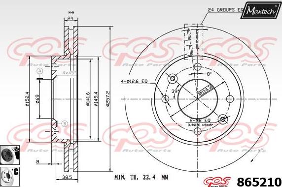 Maxtech 72943001 - Piston, əyləc kaliperi furqanavto.az