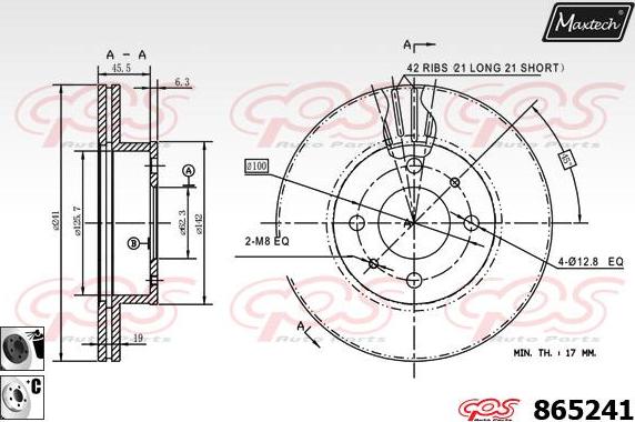 Maxtech 72942023 - Piston, əyləc kaliperi furqanavto.az