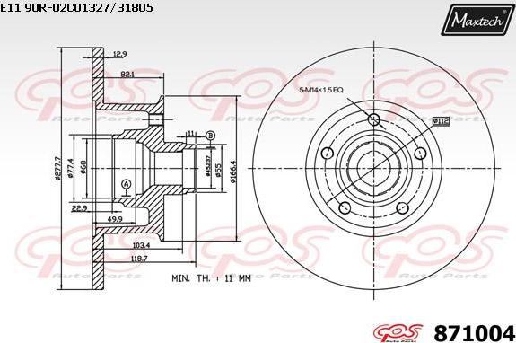 Maxtech 72954004 - Piston, əyləc kaliperi furqanavto.az