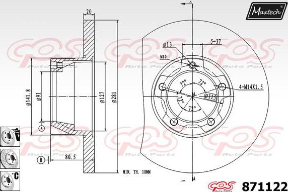 Maxtech 72954038 - Piston, əyləc kaliperi furqanavto.az