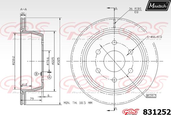 Maxtech 72954076 - Piston, əyləc kaliperi furqanavto.az