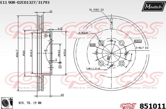 Maxtech 72951007 - Piston, əyləc kaliperi furqanavto.az