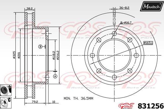 Maxtech 72957041 - Piston, əyləc kaliperi furqanavto.az