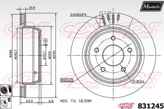 Maxtech 72957042 - Piston, əyləc kaliperi furqanavto.az