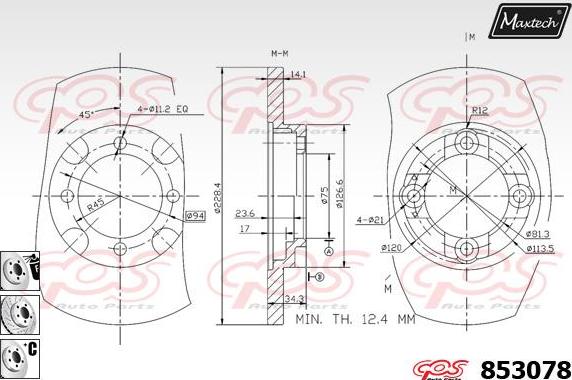 Maxtech 72957010 - Piston, əyləc kaliperi furqanavto.az