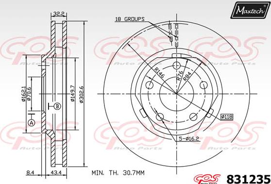 Maxtech 72960051 - Piston, əyləc kaliperi furqanavto.az