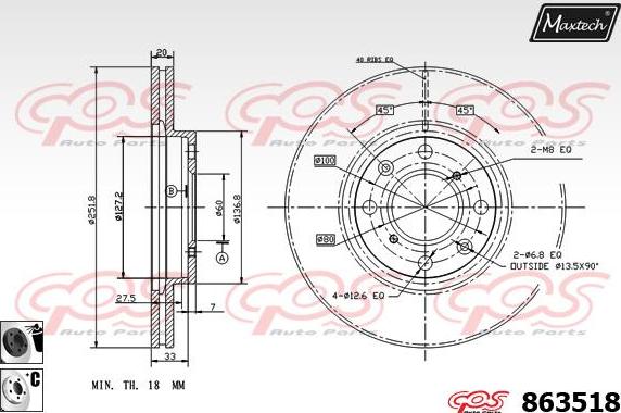 Maxtech 72961001 - Piston, əyləc kaliperi furqanavto.az