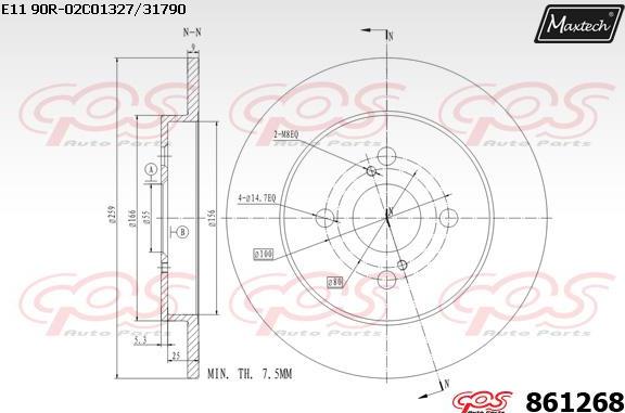 Maxtech 72934004 - Piston, əyləc kaliperi furqanavto.az