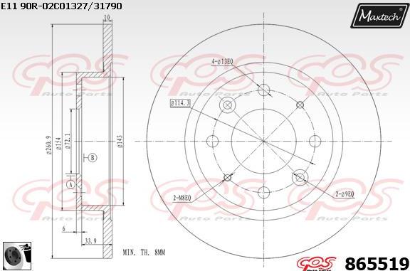 Maxtech 72936002 - Piston, əyləc kaliperi furqanavto.az