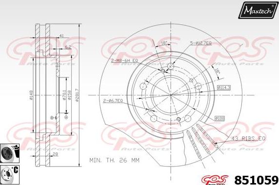 Maxtech 72936011 - Piston, əyləc kaliperi furqanavto.az