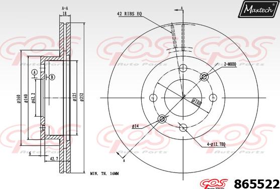 Maxtech 72938004 - Piston, əyləc kaliperi furqanavto.az