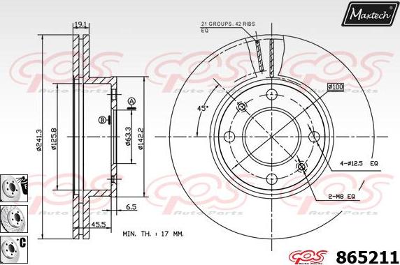 Maxtech 72938008 - Piston, əyləc kaliperi furqanavto.az