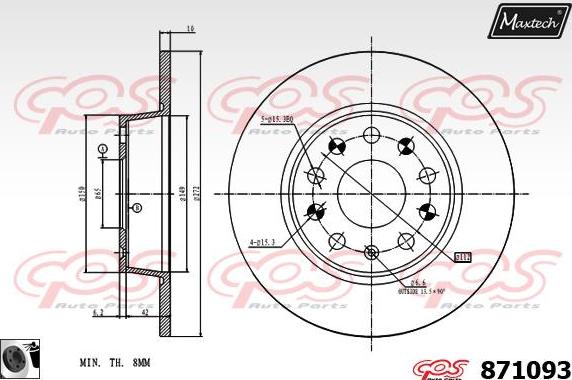 Maxtech 72938016 - Piston, əyləc kaliperi furqanavto.az