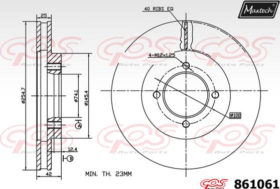 Maxtech 72938029 - Piston, əyləc kaliperi furqanavto.az