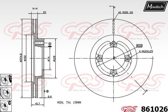 Maxtech 72938027 - Piston, əyləc kaliperi furqanavto.az