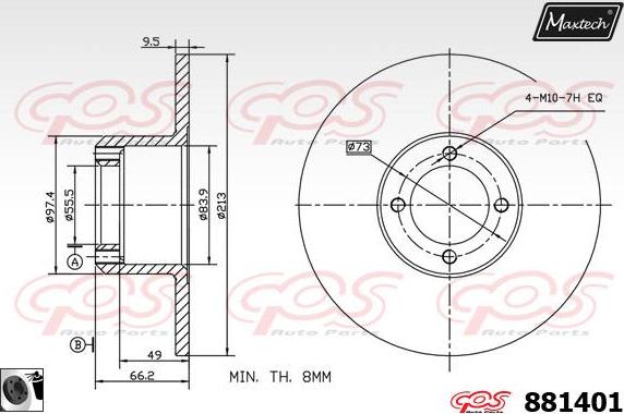 Maxtech 72932012 - Piston, əyləc kaliperi furqanavto.az