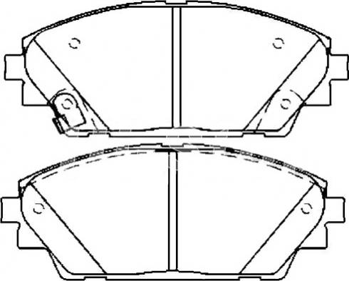 MAZDA BHY1-33-28ZA - Əyləc altlığı dəsti, əyləc diski furqanavto.az